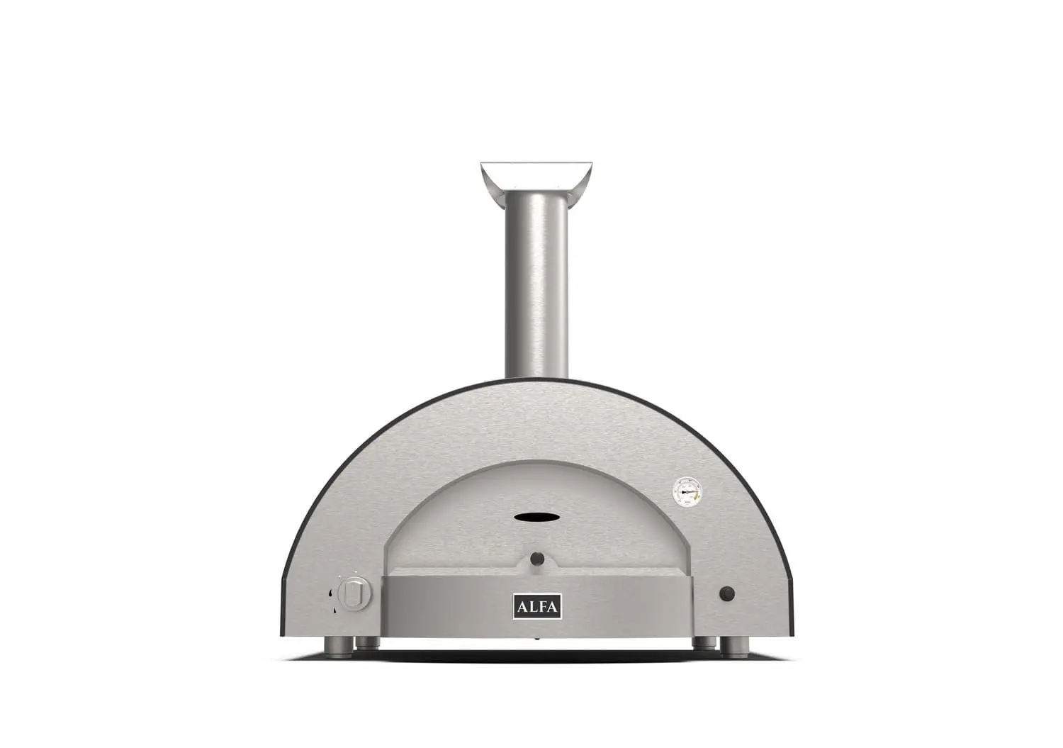 Alfa Forni CLASSICO 4 PIZZE Hybrid-Pizzaofen, grau